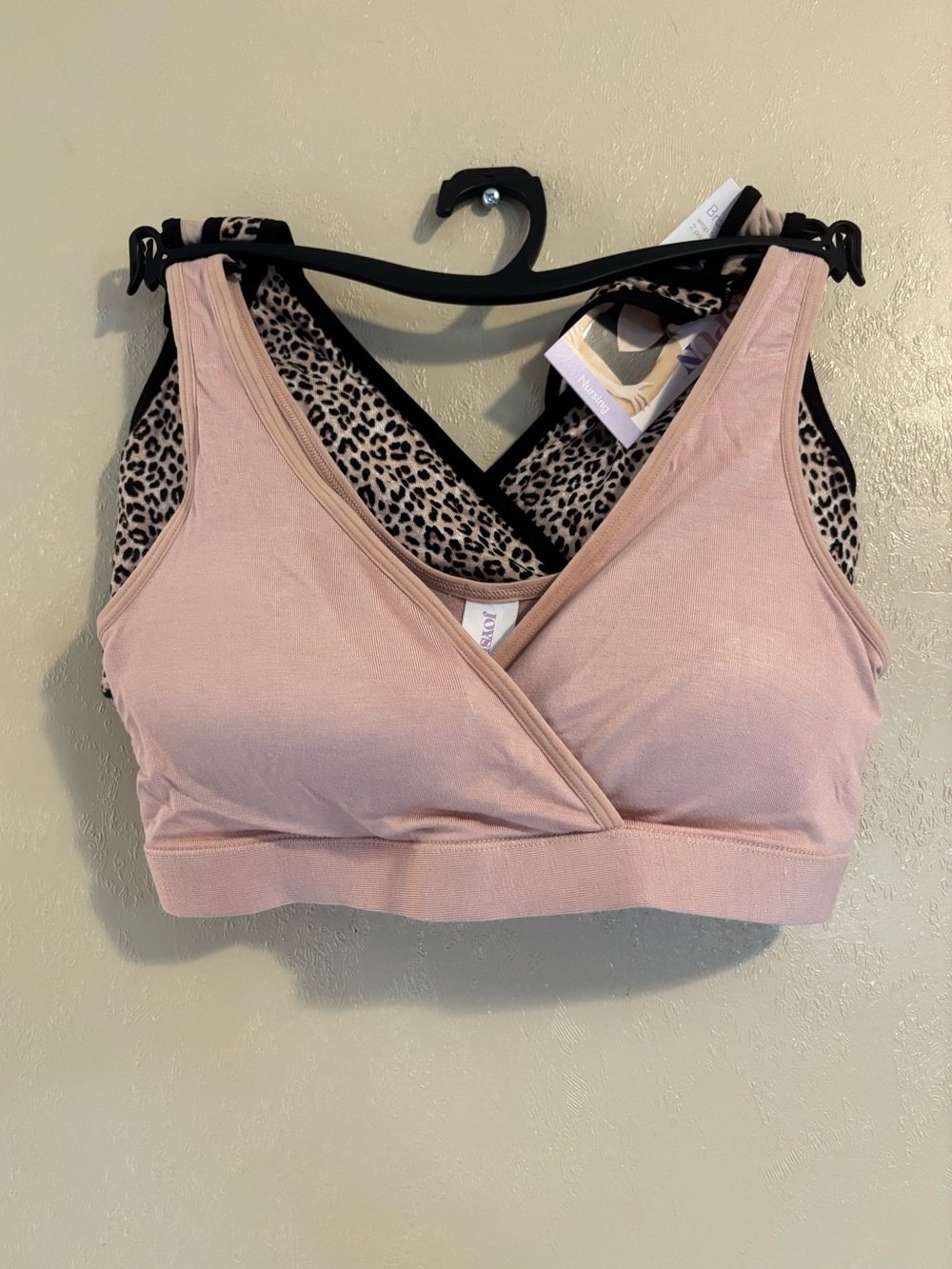NWT Joyspun 2 pack Maternity Wrap Front Nursing Bras sz S